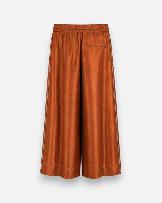 Forte_forte Brown Drawstring Casual Pants