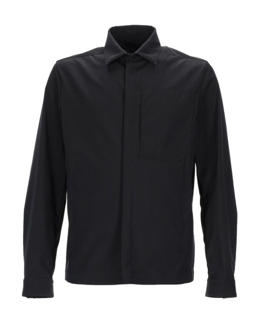 Herno Gray Shirt-Style Jacket for men
