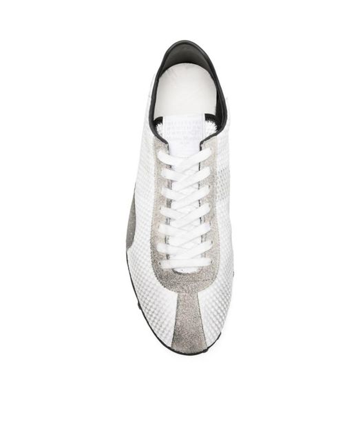Maison Margiela White Sprinters Low-Top Sneakers for men
