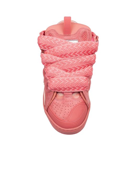 Lanvin Pink Round-Toe Casual Shoes