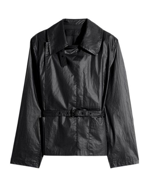 Lemaire Black Light Wrap Jacket