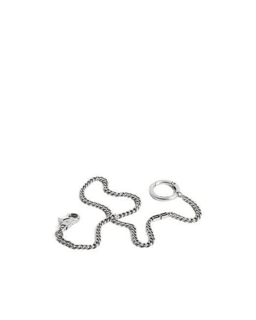 Balenciaga White Bb Icon Trouser Chain for men