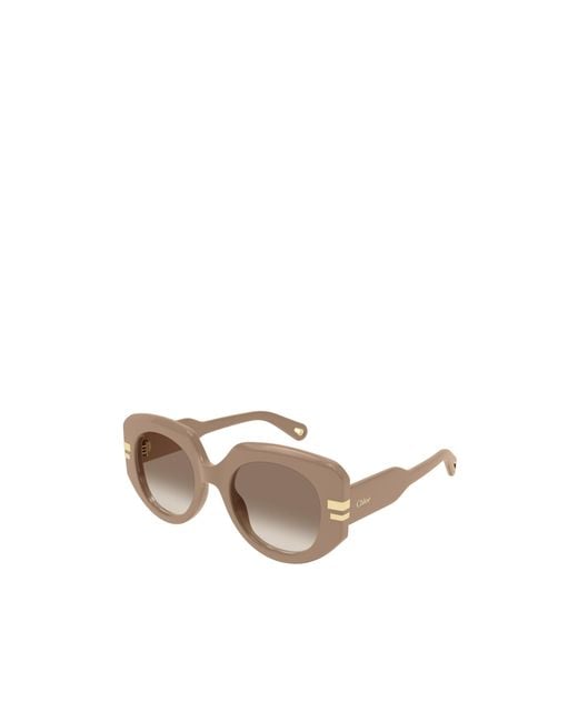 Chloé Multicolor Chloé Eyewear Oversized Frame Sunglasses