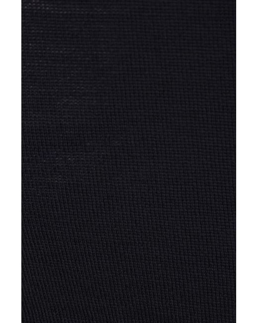 Roberto Collina Blue Merino Crewneck Knitwear for men