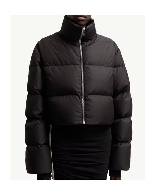 Moncler Black Moncler Rick Owens Cyclopic Short Down Jacket for men