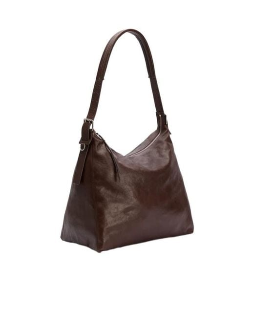 Lemaire Brown Belted Shoulder Bag