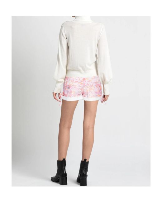 Isabel Marant Pink Floral Print Shorts