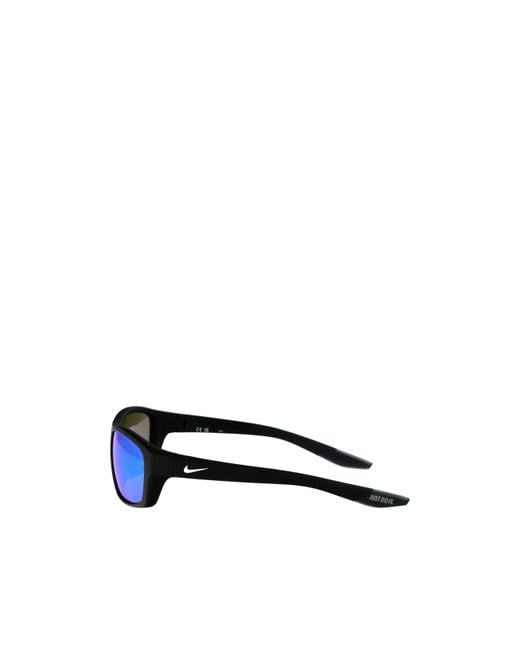 Nike Blue Brazen Boost Square Frame Sunglasses for men