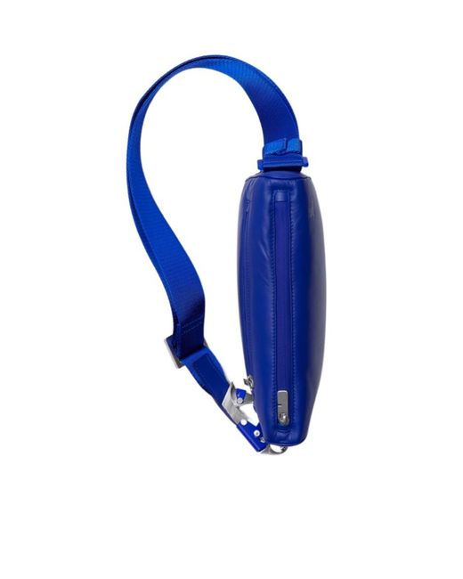 Burberry Blue Shield Leather Crossbody Bag for men