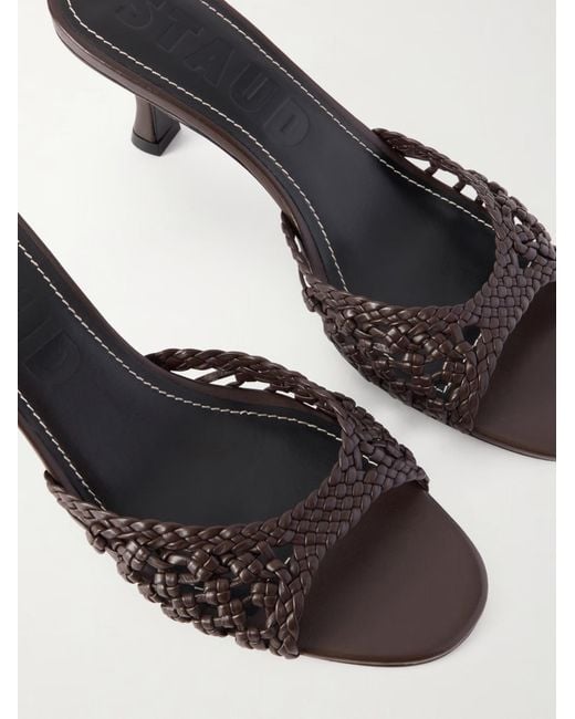 Staud Black Brigitte High-Heeled Sandals