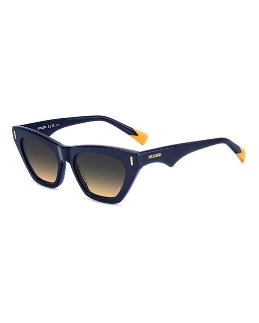 Missoni Blue Logo Detail Sunglasses