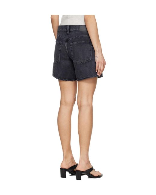 Citizens of Humanity Blue Denim Shorts With Belt Loops
