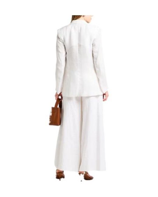 Chloé White Minimalist Blazer