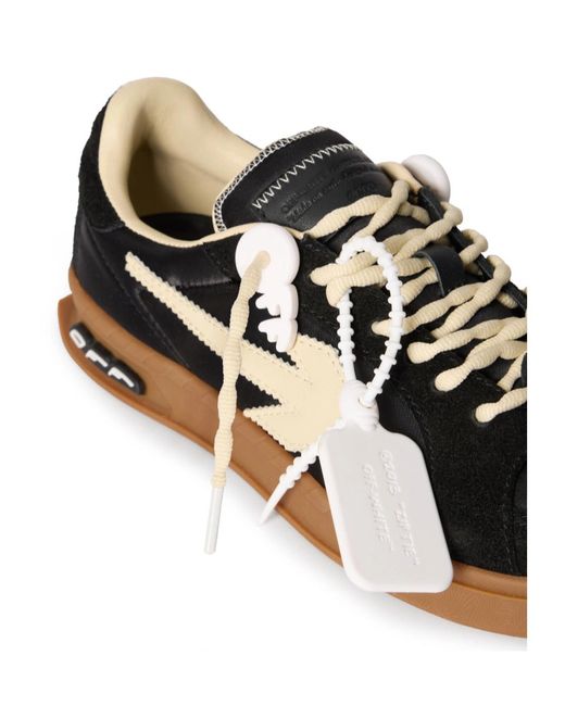 Off-White c/o Virgil Abloh Black End Of Play Low-Top Sneakers