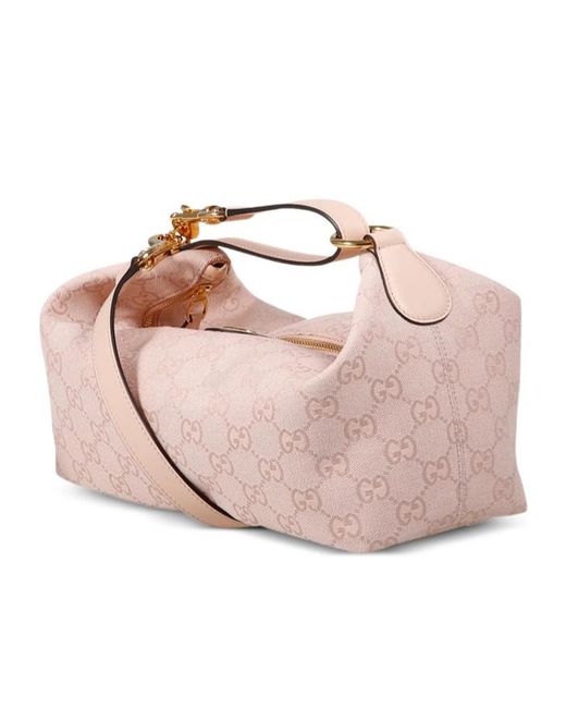 Gucci Pink Monogram Shoulder Bag