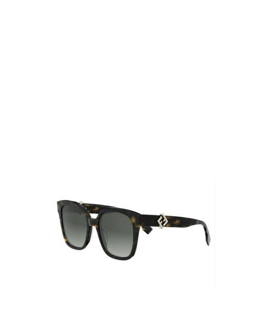 Fendi Multicolor Eyewear Square Frame Sunglasses for men