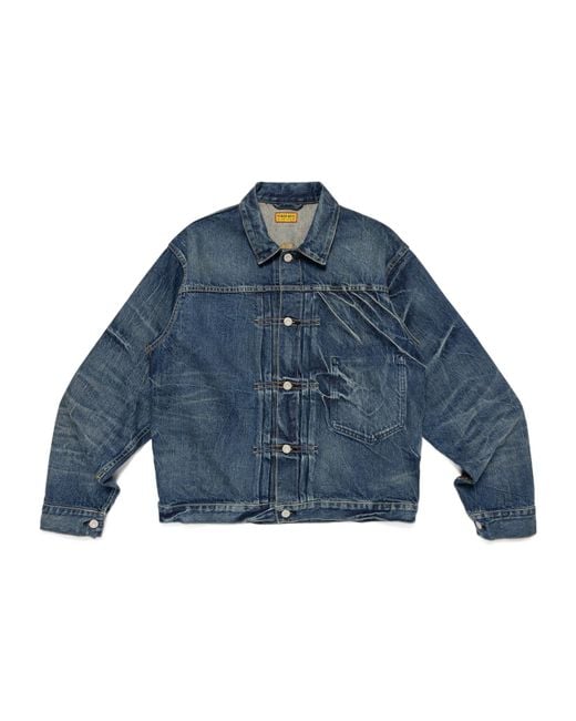 Human Made Blue Denim Work Jacket for men