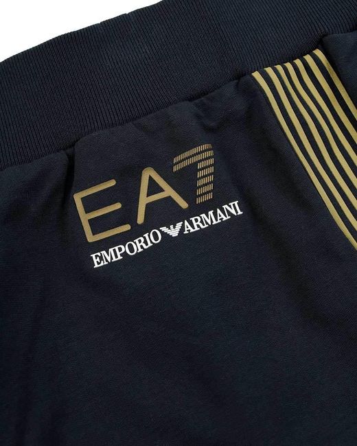 EA7 Blue Logo Sweatpants for men