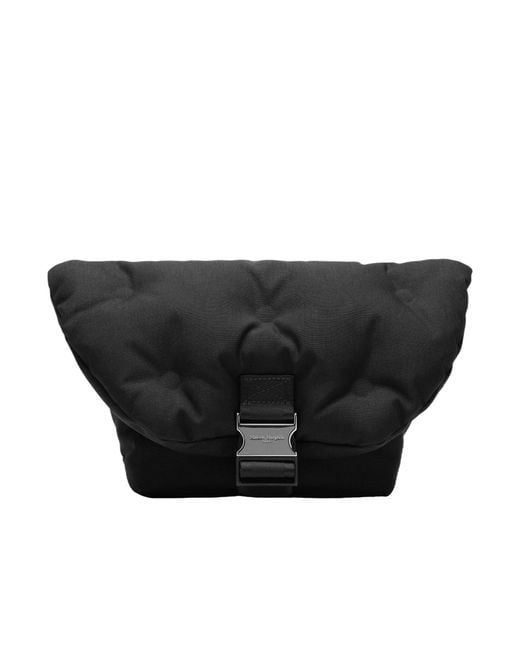 Maison Margiela Black Logo Patch Small Belt Bag