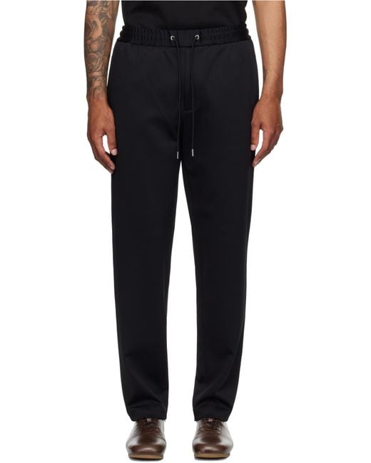 Moncler Blue Logo Jogging Trousers for men