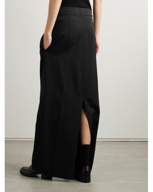 The Row Black Trevy Maxi Skirt