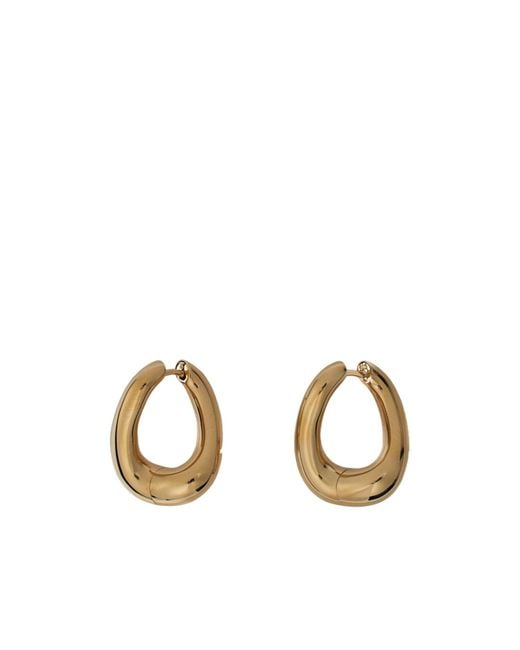 Tom Wood Metallic Twisted Loop Earrings for men