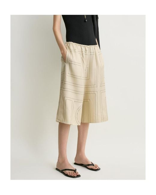 Totême  Natural Totême Monogram Pj Culottes