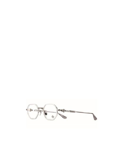 Chrome Hearts White Geometric Flat Mirror for men