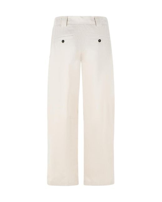 Closed White Romi Barrel-Leg Pants