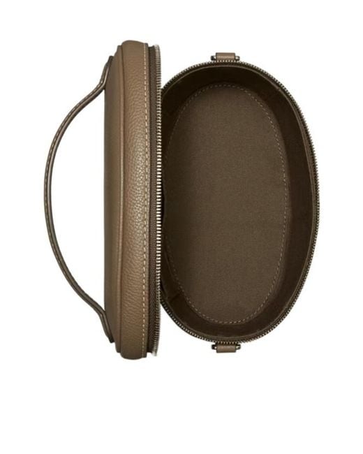 Tory Burch Metallic Pebble Top-Handle Vanity Case