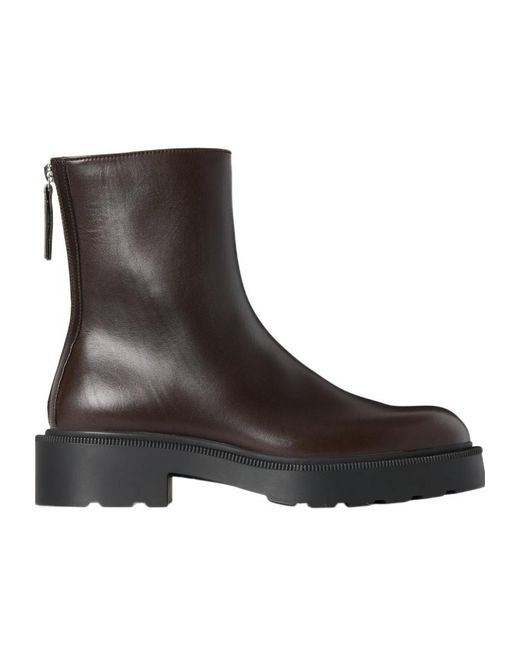 The Row Brown Nobilis Ankle Boots