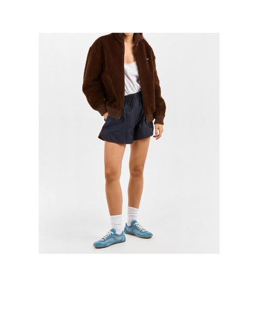 Prada Blue Nylon Low-Top Sneakers