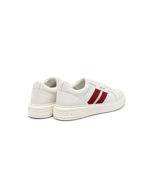 Bally Pink Lace-Up Sneakers for men