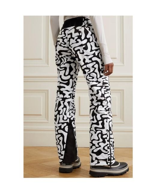 Aztech Mountain White Printed Padded Ski Pants