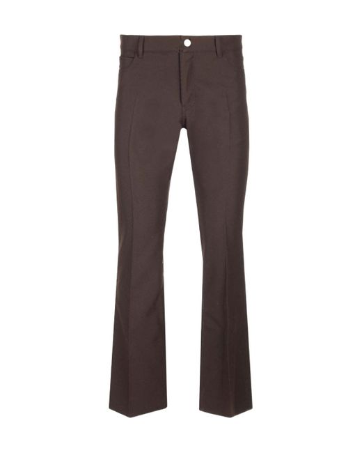 Courreges Gray Belt Loops Slacks for men
