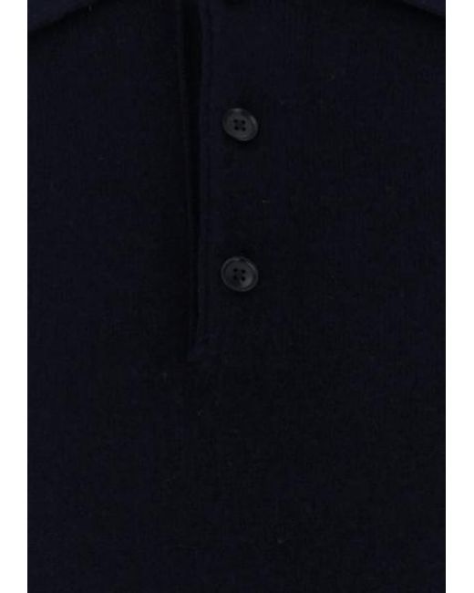 Extreme Cashmere Alligator Knitted Polo Top in Black | Lyst