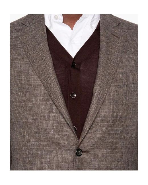 Canali Brown Kei Jacket for men