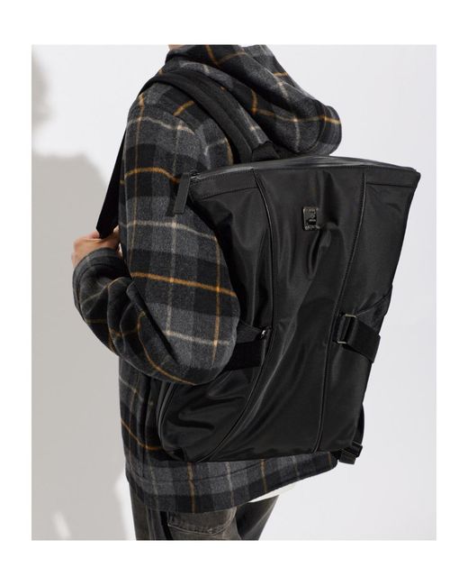 MCM Black Aren Nova Backpack for men