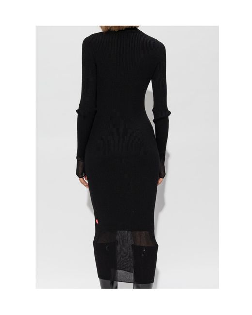 DIESEL Black M-Slint Knitted Dress