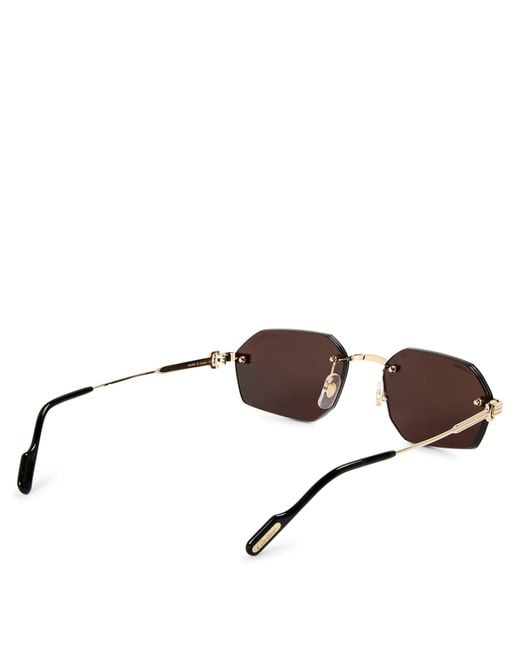 Cartier White Square Sunglasses for men