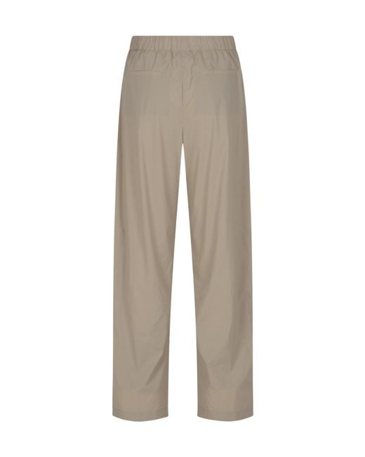 Herno Gray Pleated Drawstring Pants