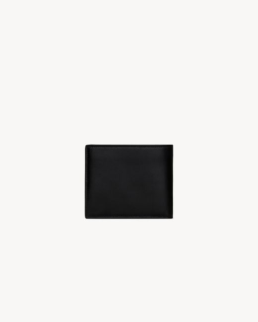 Saint Laurent Black Single-Fold Wallet for men