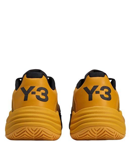 Y-3 Yellow Mesh Trainers for men
