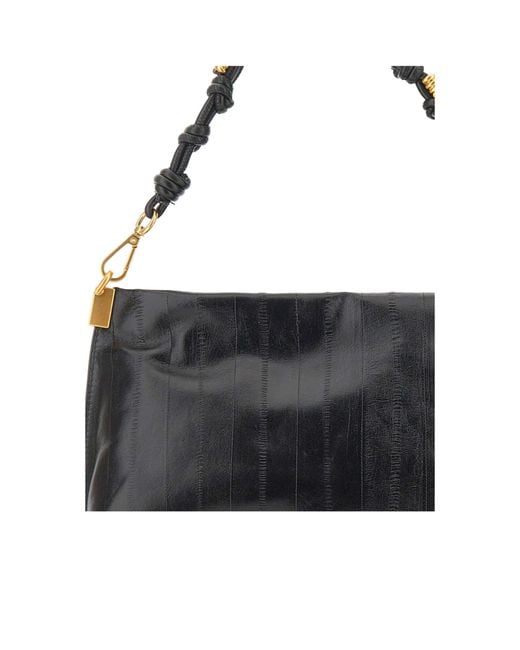 Gianni Chiarini Black Fanny Shoulder Bag