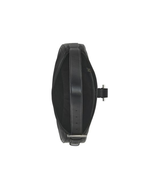 McQueen Black T-Bar Shoulder Bag