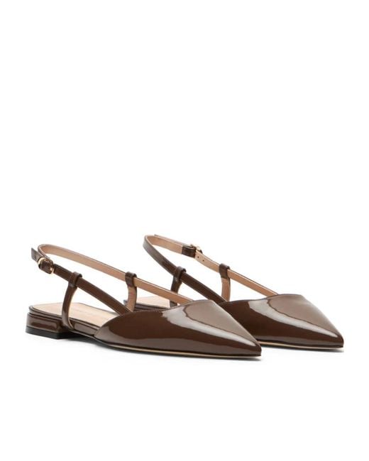 Stuart Weitzman Brown Vinnie Slingback