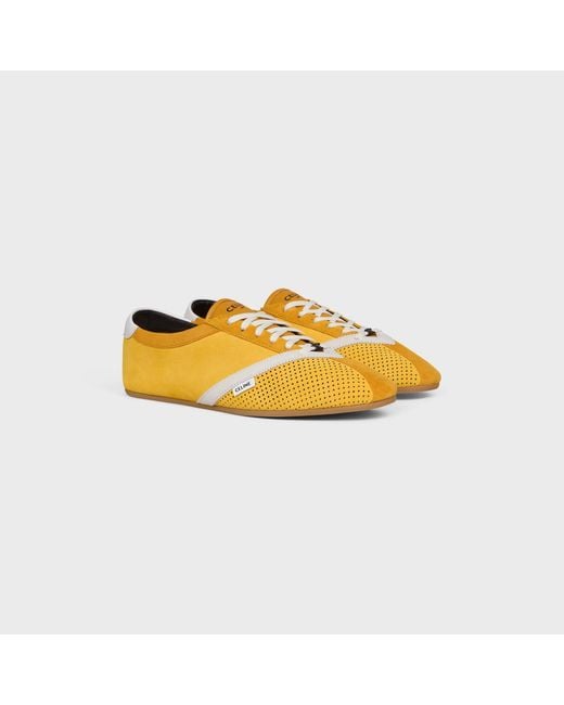 Céline Yellow The Flat Sneaker