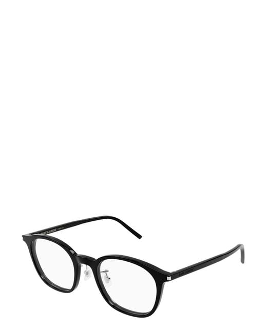 Saint Laurent White Eyewear Square Frame Glasses for men