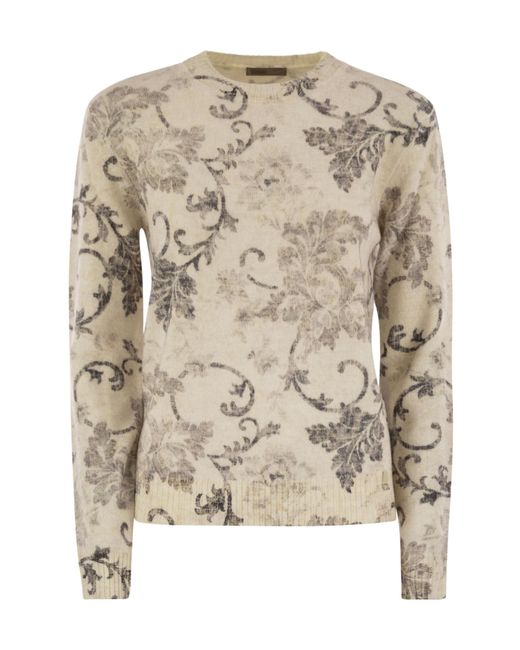 Herno Natural Printed Sweater