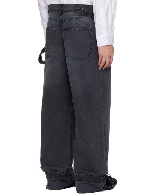 Simone Rocha Gray Straight Leg Jeans for men